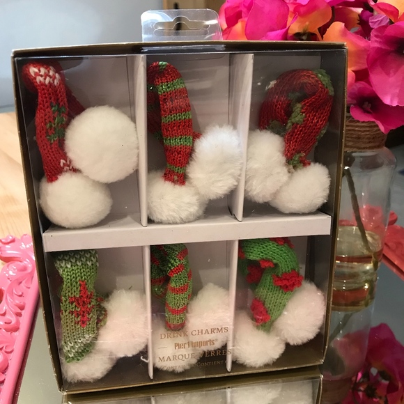 Pier 1 Other - Pier 1 Stemware Drink Charms (6)-NWT